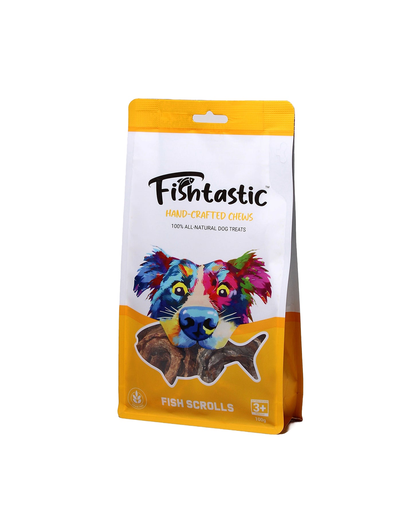 Fishtastic - Fish Scrolls - Hand Crafted Chews - 100gram